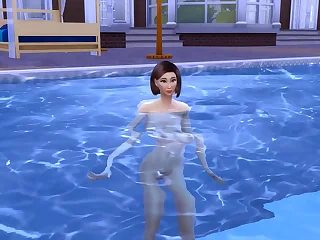Steps. Fucks Korean StepMom After Swimming In The Pool Fucking | Korean Movie Sex Scene